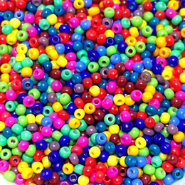 Seed beads 12/0, candymix, 10 gram